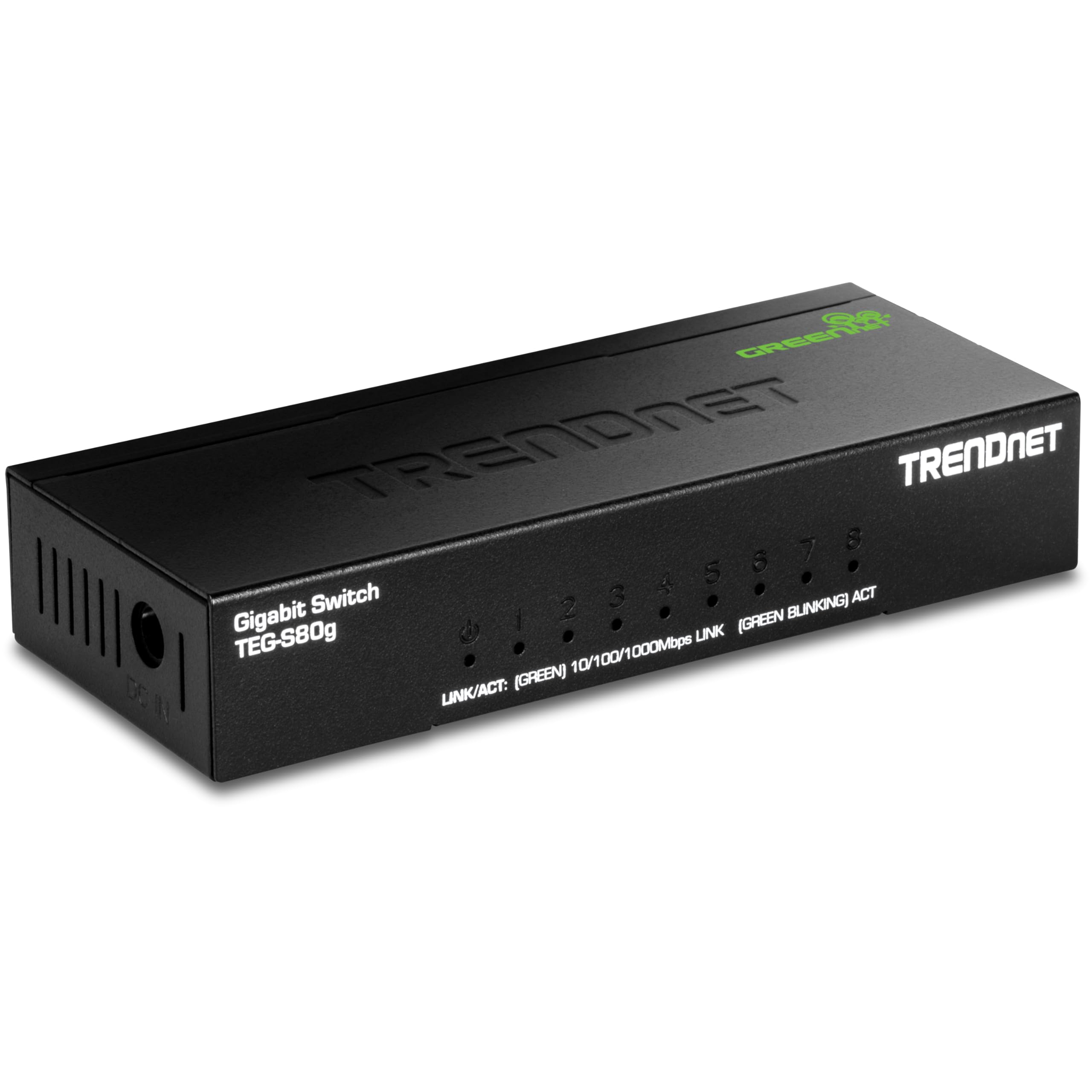 Foto 1 | Conmutador Gigabit Trendnet Teg-s80g De 8 Puertos  Miniescritorio  Negro - Venta Internacional.