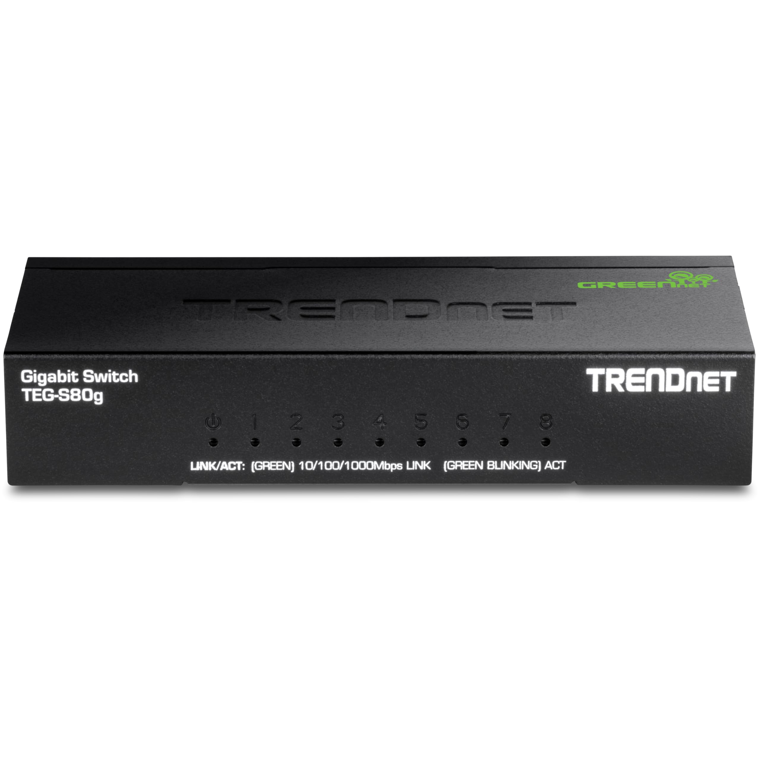 Foto 4 | Conmutador Gigabit Trendnet Teg-s80g De 8 Puertos  Miniescritorio  Negro - Venta Internacional.