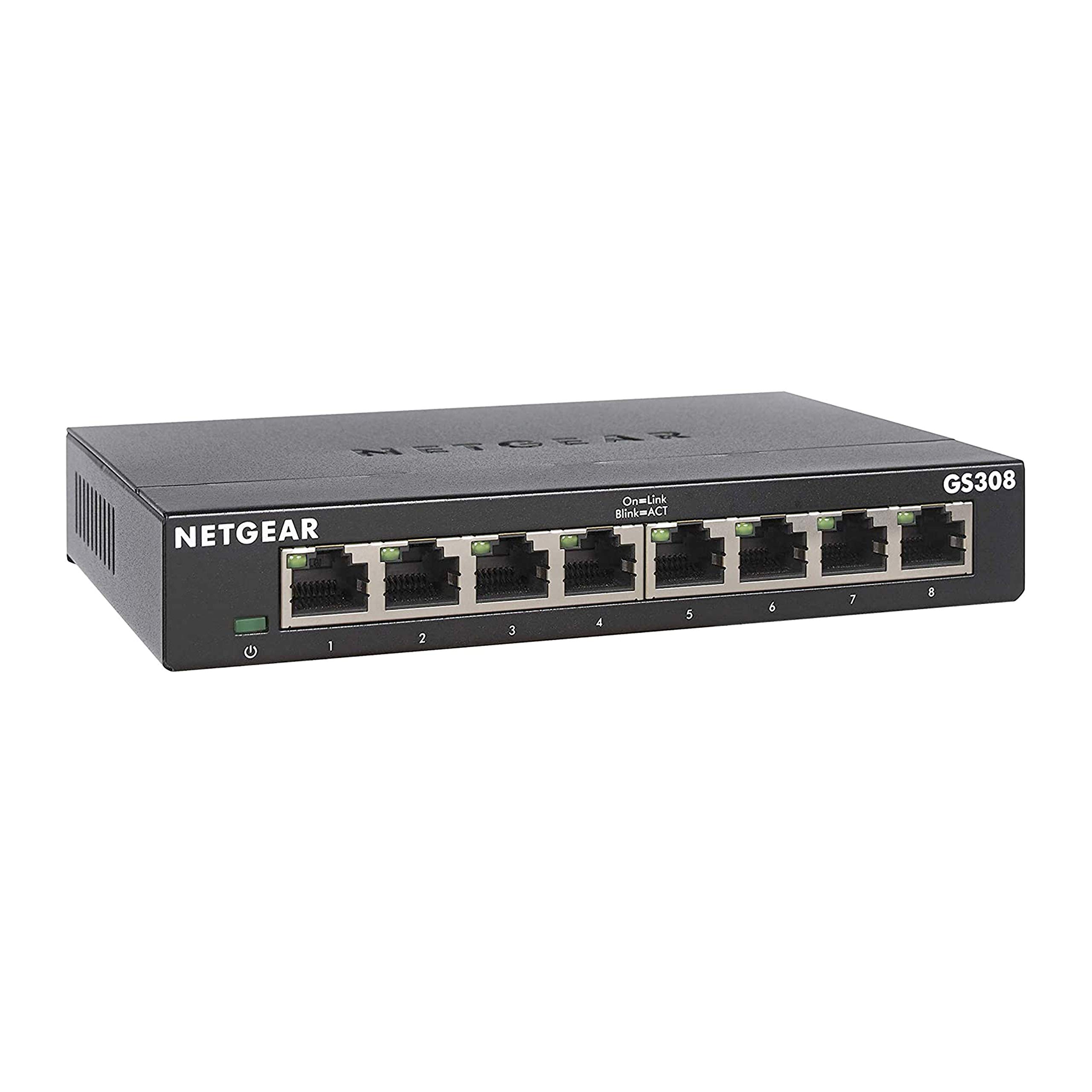 Foto 2 pulgar | Conmutador Ethernet Netgear Gs308 De 8 Puertos Gigabit No Administrado - Venta Internacional.