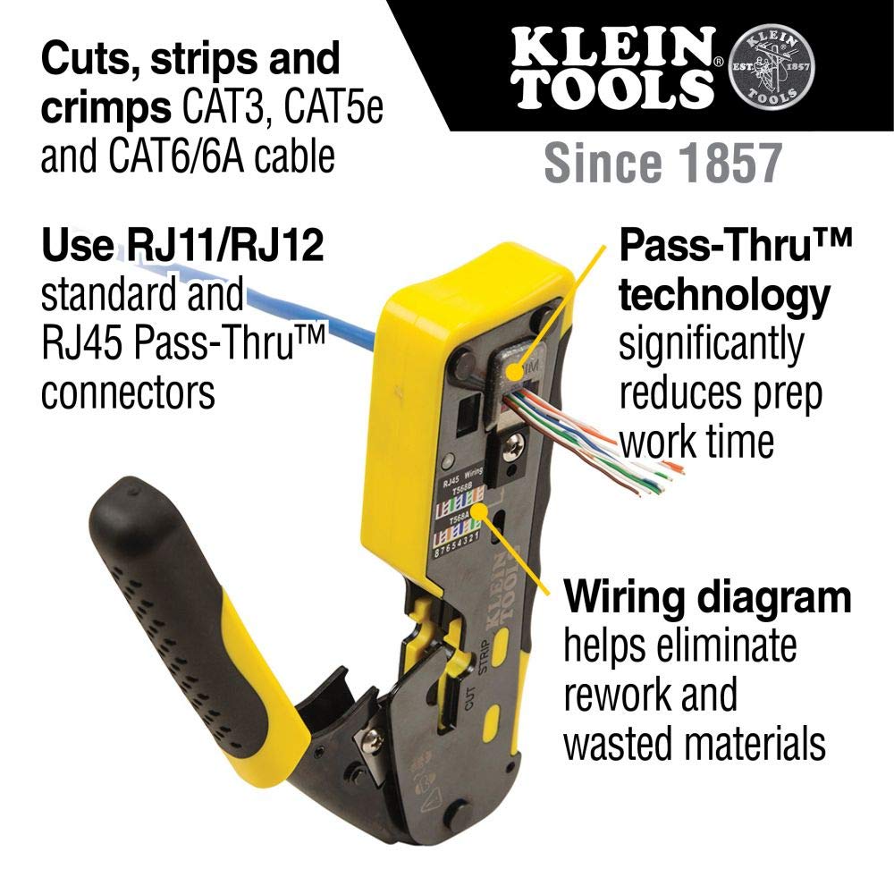 Foto 2 | Engarzadora/pelacables/cortador De Alambre Klein Tools Vdv226-110 - Venta Internacional.