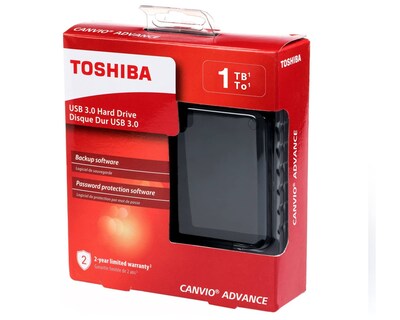 Foto 3 | Disco Duro Externo Toshiba HDTC910XK3AA color Negro de 1 TB