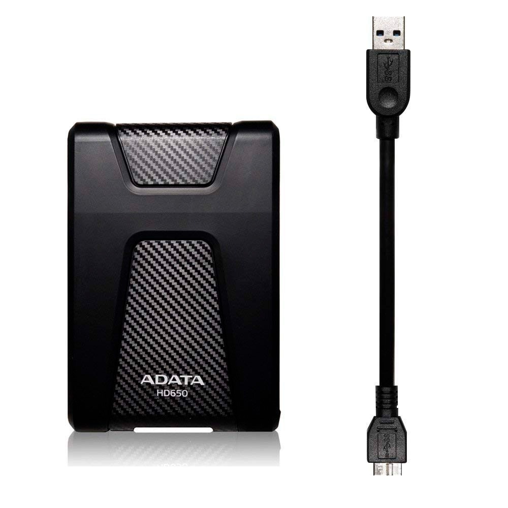 Foto 2 pulgar | Disco Duro Externo Adata Hd650 1tb Usb 3.0 Ahd650-1tu3-cbk