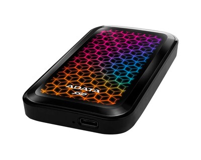 Foto 2 | SSD Externo Adata Se770g 1tb RGB Ase770g-1tu32g2-cbk color Negro