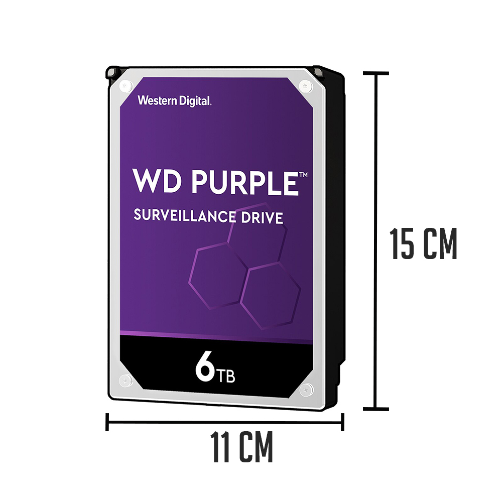 Foto 4 pulgar | Disco Duro Interno Purple Surveillance 6 Tb Western Digital color Púrpura