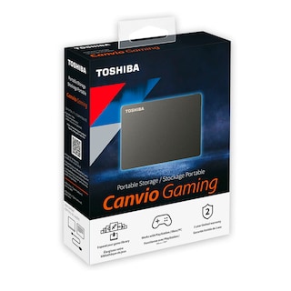 Foto 3 | Disco Duro Externo Gaming 1 Tb 3.0 Portátil Toshiba color Negro