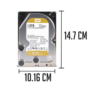 Foto 3 | Unidad de Disco Duro Gold Hard Drive 1 Tb 1005fbyz Sata 6gb/s Western Digital color Blanco