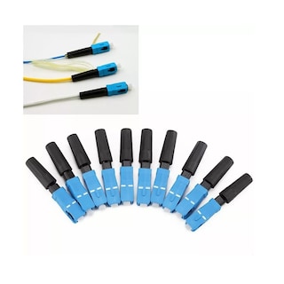 Foto 3 | Conector Rápido de Fibra Óptica Sc Upc Para Ftth 100pzs Eo Safe Imports Multicolor