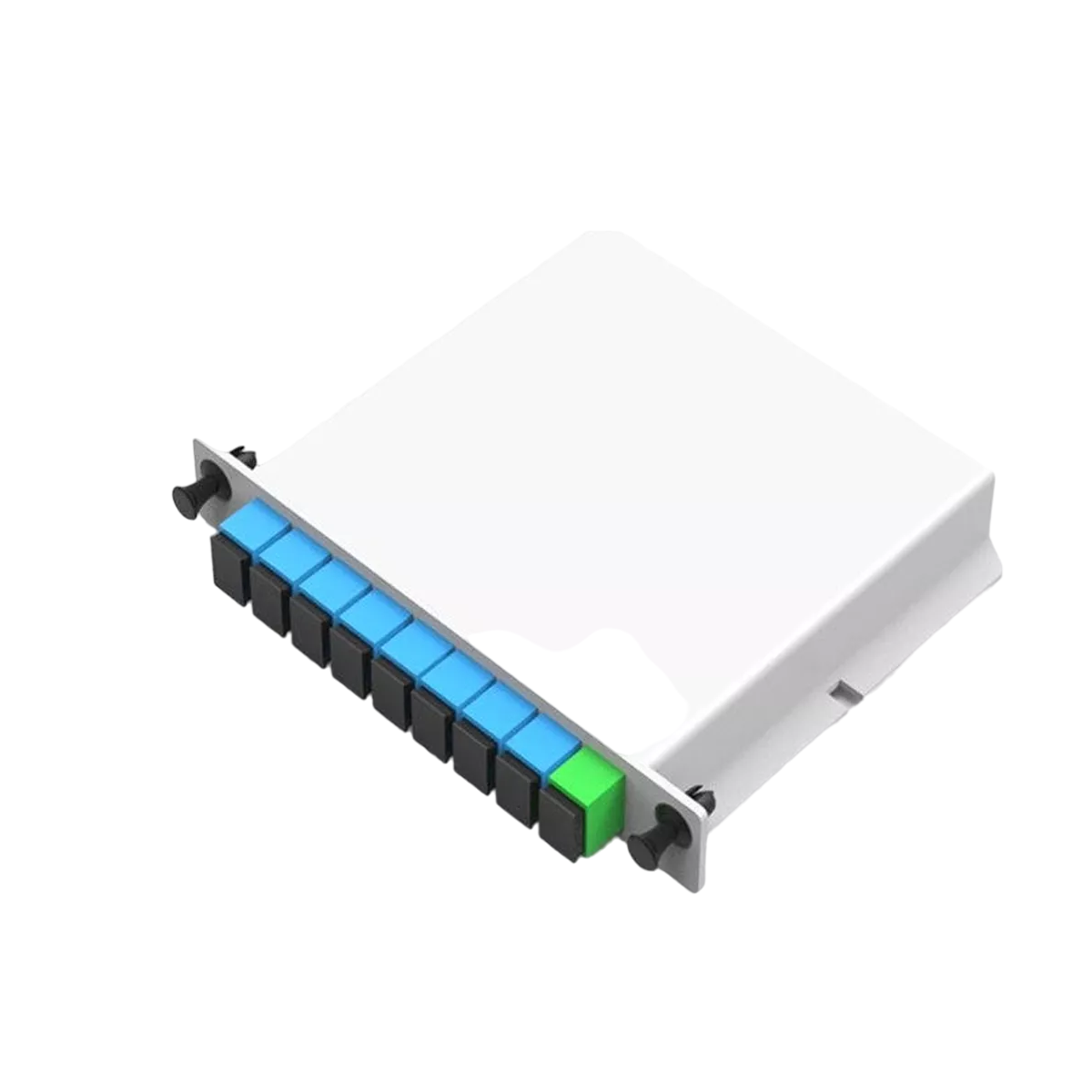 Divisor De Fibra Óptica 1 A 8 Plc Ftth Sc Upc Blanco