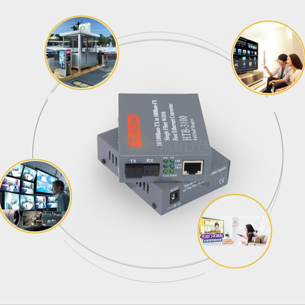 Foto 4 pulgar | Convertidor de Medios de Fibra HTB-3100A/B 25 km Netlink 10/100 m - Venta Internacional