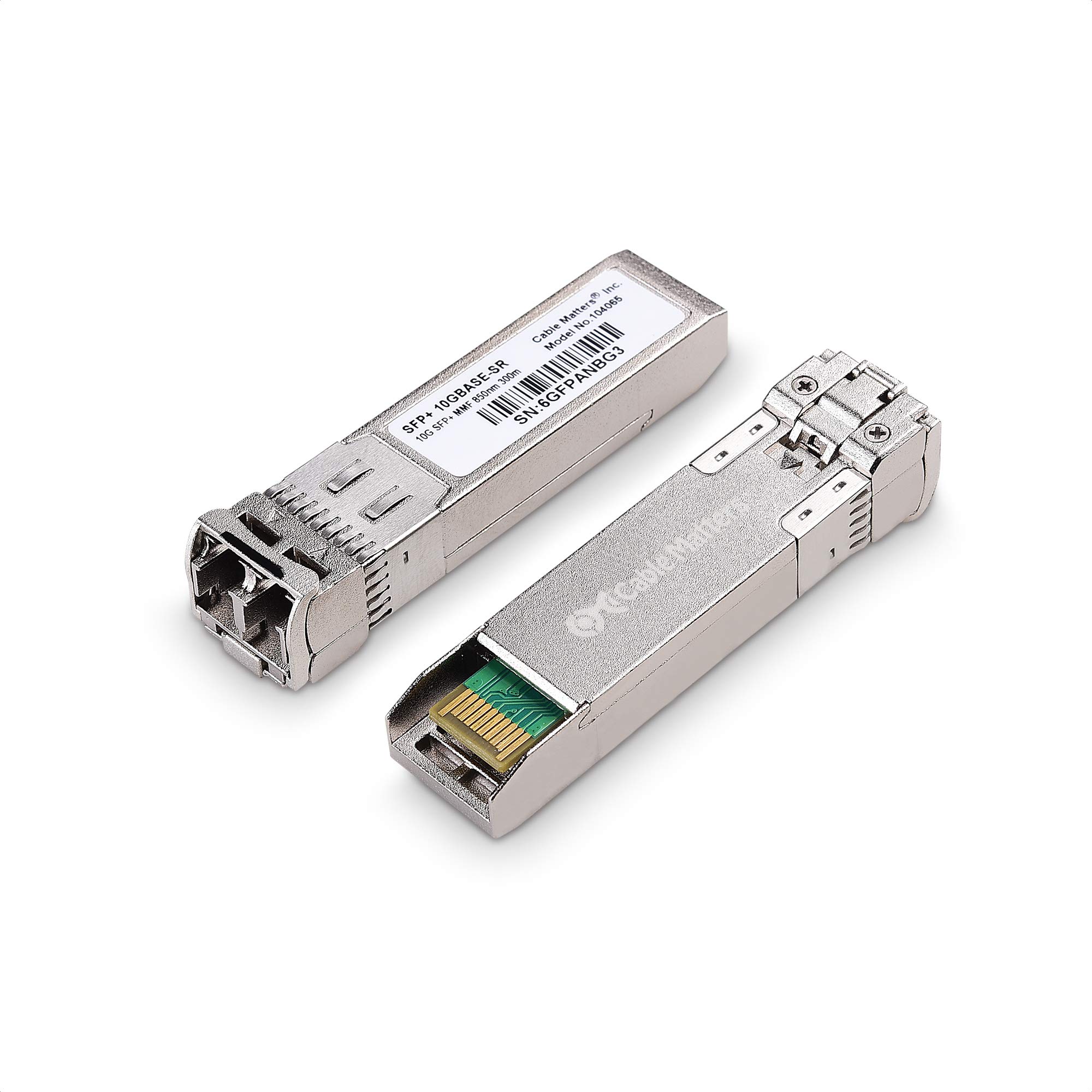 Transceptor Modular De Fibra 10gbase-sr Sfp+ A Lc 10g Multimodo De Cable Matters Para Equipos Cisco, - Venta Internac