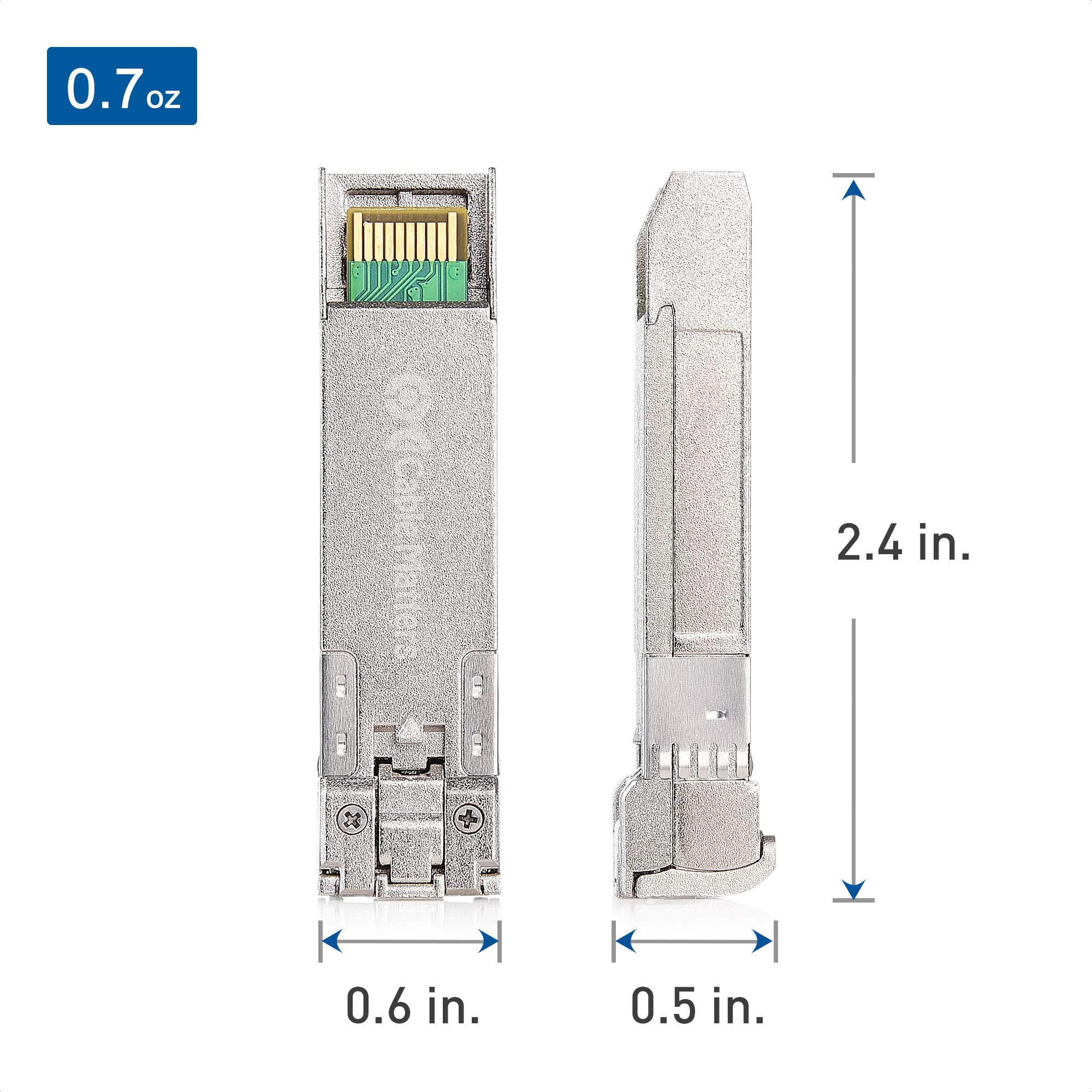 Foto 7 pulgar | Transceptor Modular De Fibra 10gbase-sr Sfp+ A Lc 10g Multimodo De Cable Matters Para Equipos Cisco, - Venta Internac