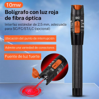 Foto 2 | Lampara Localizadora Fallas Fibra Optica Eo Safe Imports Esi-17403-1 Negro