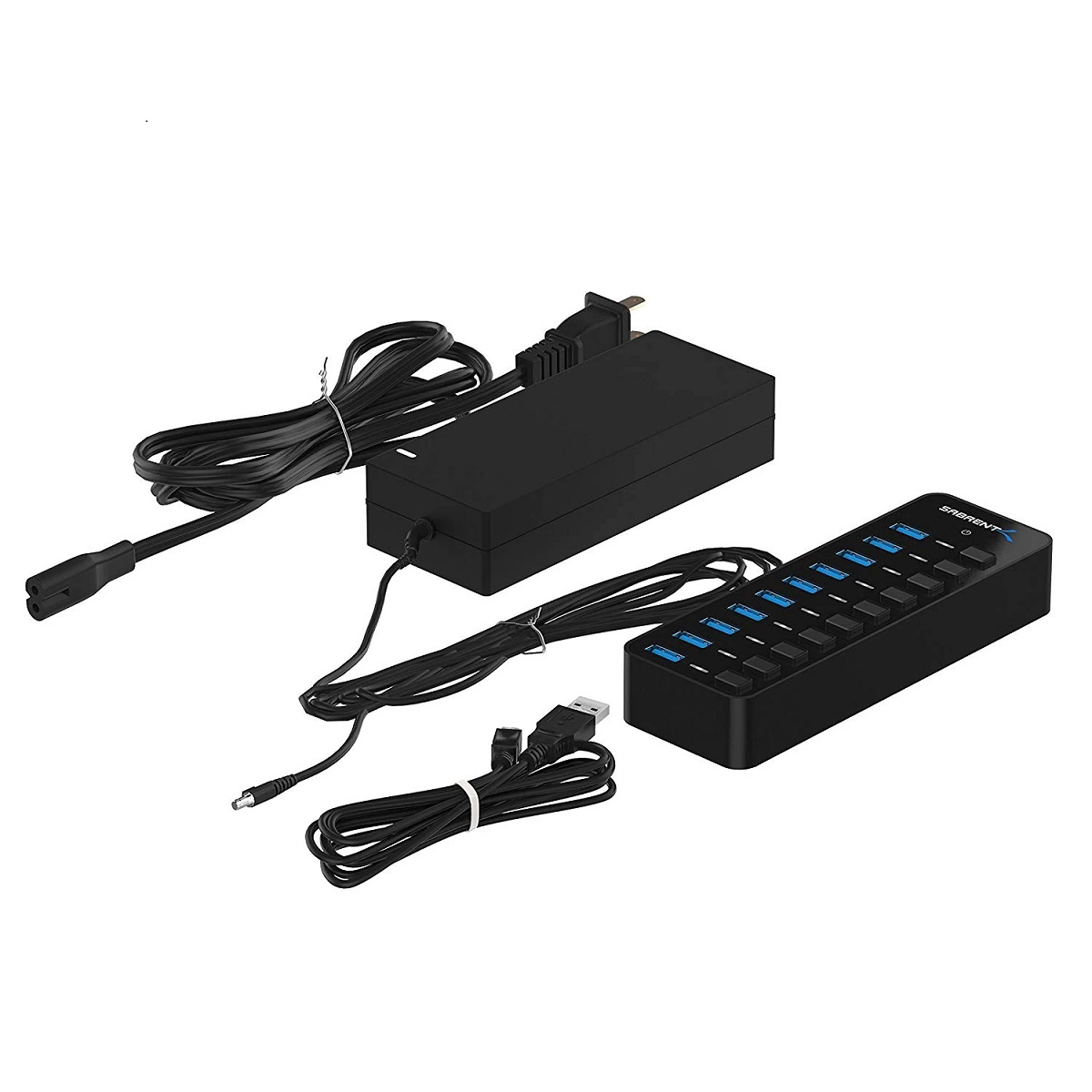 Foto 4 pulgar | Hub Usb 3.0 Con 10 Puertos Sabrent Hb-bu10 5gbps Plug & Play
