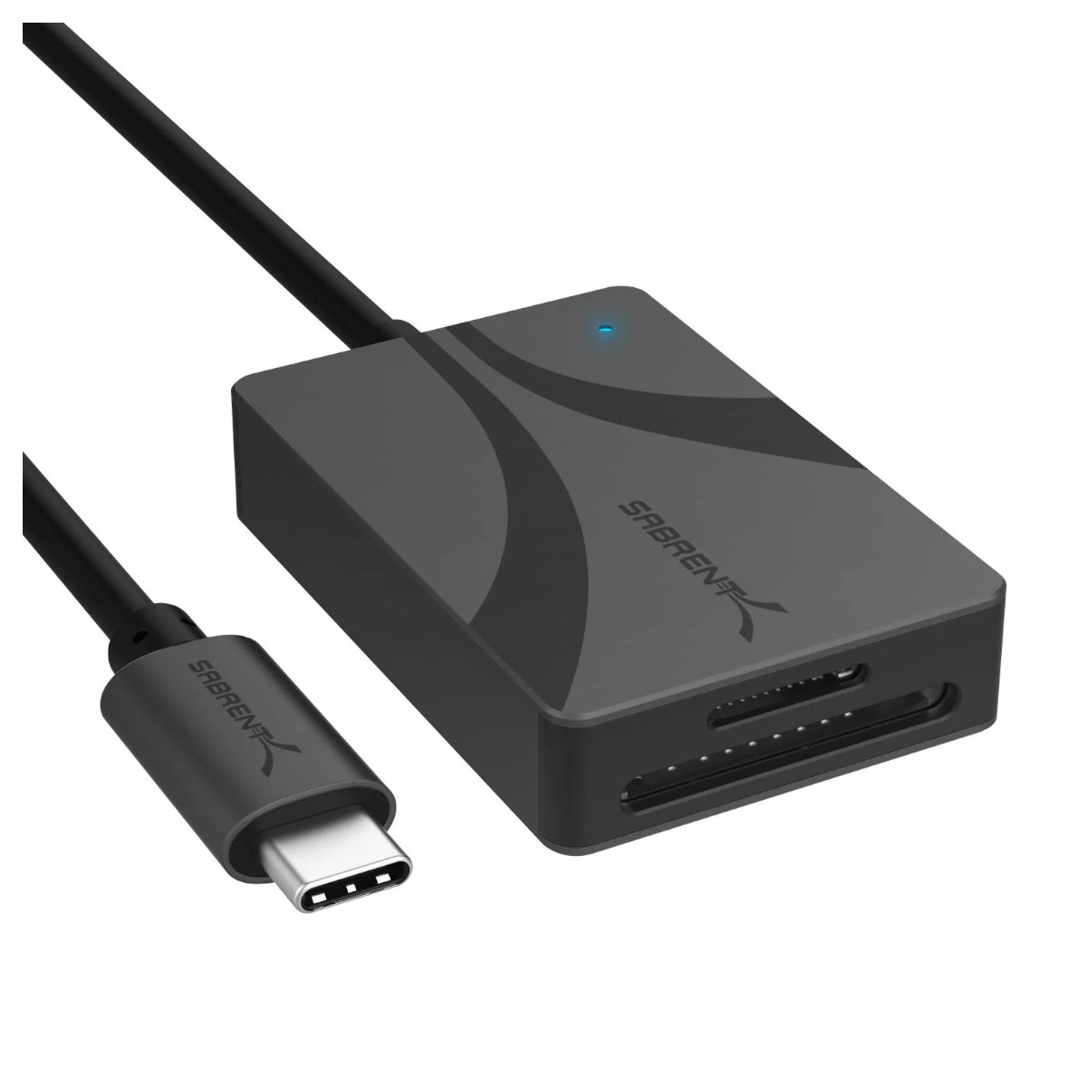 Foto 1 | Lector Memorias Usb-c Sabrent Dual Microsdxc Sd / Sdxc Uhs-ii