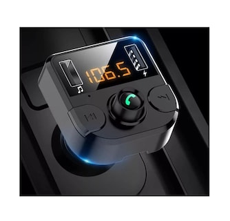 Foto 5 | Transmisor Receptor de Audio Estéreo Fm Bluetooth Mp3 Belug color Negro