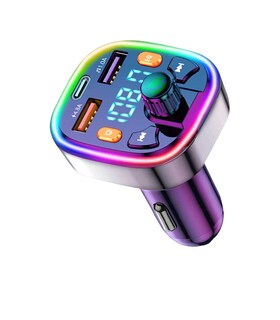 Foto 1 | Transmisor de Audio Belug Negro con Bluetooth para Auto
