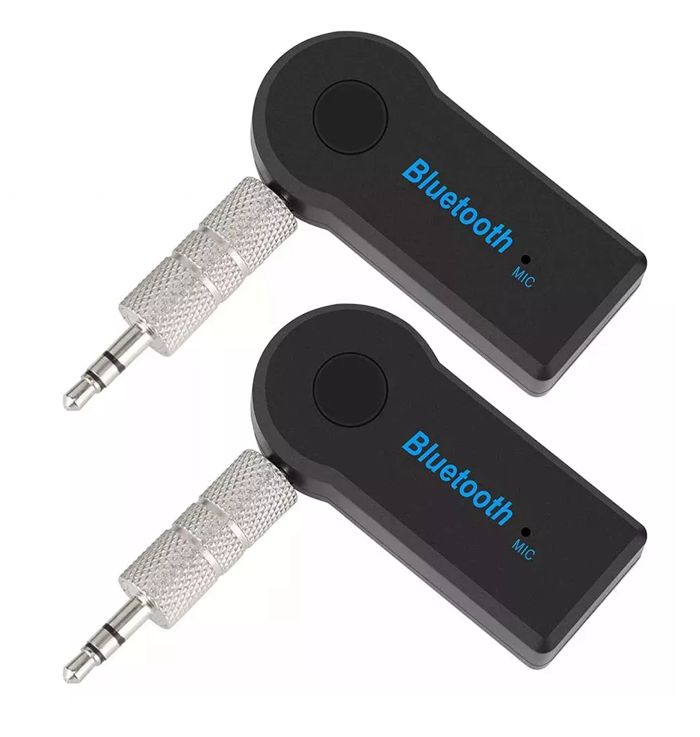 Foto 2 pulgar | Adaptador Bluetooth 3.5 Jack Manos Libres Para Carros 2 Pcs Negro