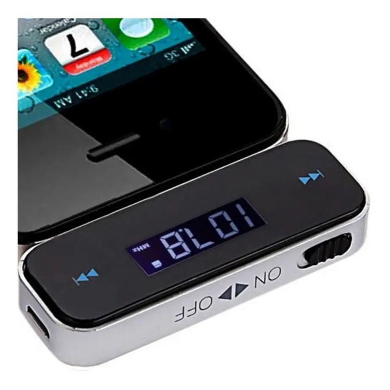 Foto 3 pulgar | Transmisor Fm De Audio Para Música De Coche De 3,5 Mm Para Android Iphone - Venta Internacional.