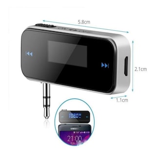 Foto 4 | Transmisor Fm De Audio Para Música De Coche De 3,5 Mm Para Android Iphone - Venta Internacional.