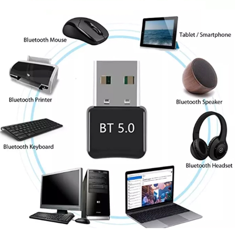 Foto 7 pulgar | Mini Adaptador Usb De Receptor Bluetooth 5.0 Para Pc - Venta Internacional.
