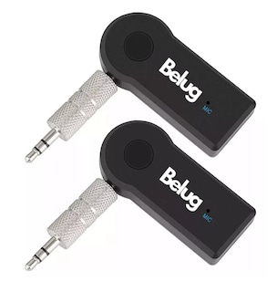 Foto 1 | Adaptador Bluetooth 3.5 Jack Manos Libres Para Carros 2 Pcs, Belug Negro