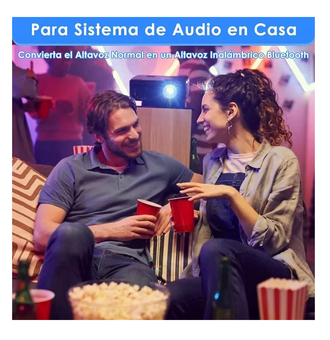 Foto 6 pulgar | Adaptador Bluetooth 3.5 Jack Manos Libres Para Carros 2 Pcs, Belug Negro