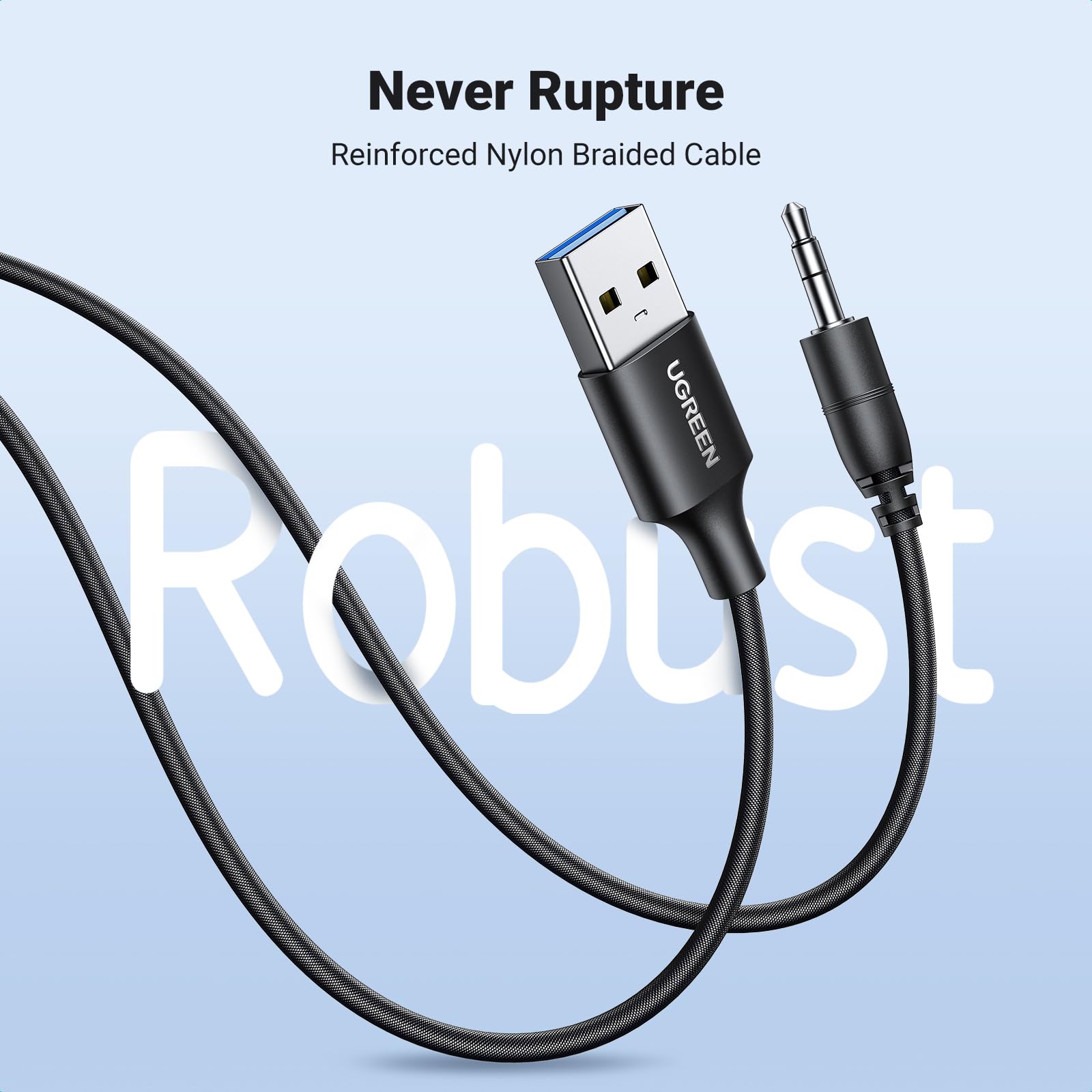 Foto 6 pulgar | Adaptador De Coche Auxiliar Bluetooth 5.4 Ugreen 2024 Con Cancelación De Ruido - Venta Internacional.