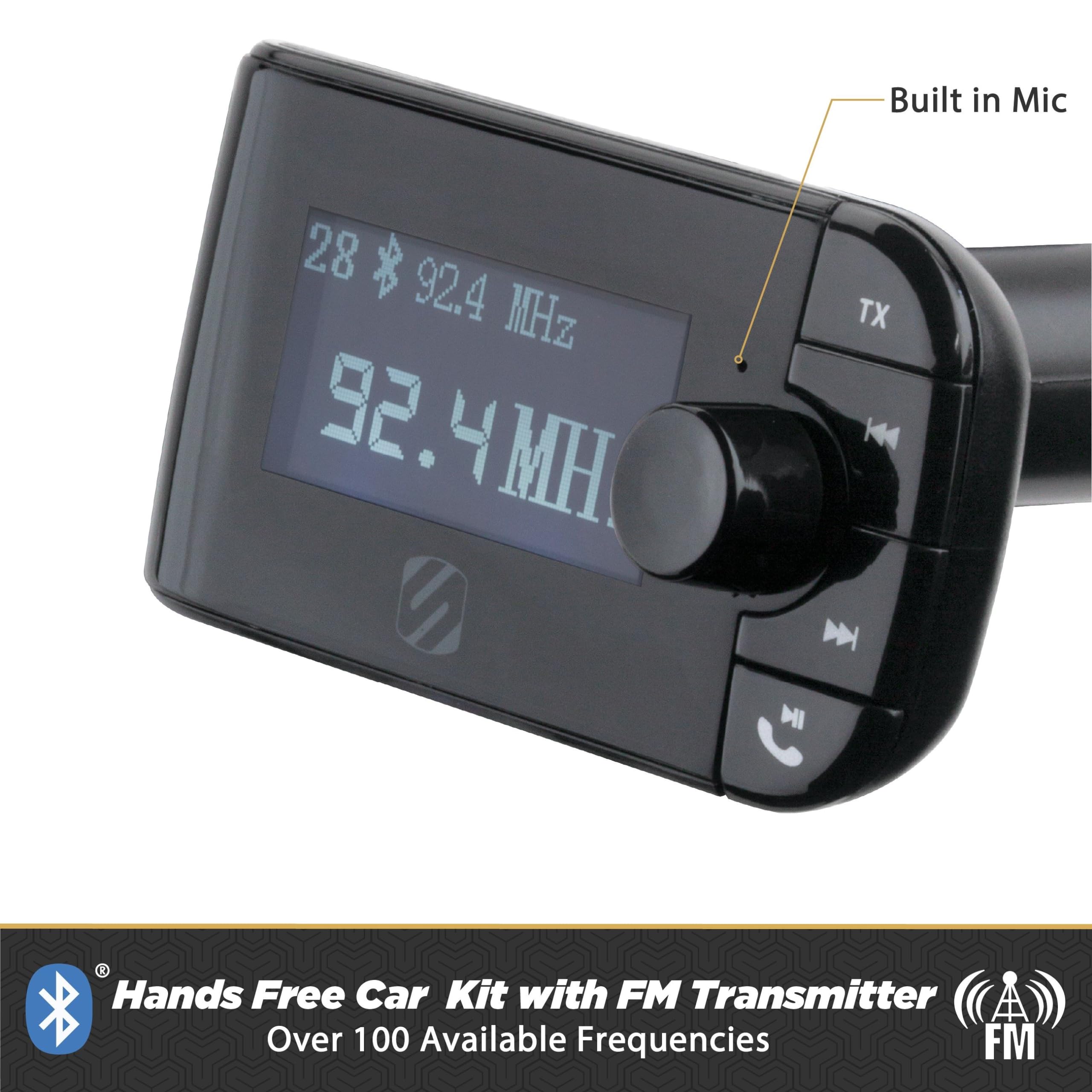 Foto 3 | Transmisor Fm Bluetooth 5.0 Scosche Sbtfm2-xces0 Con Cargador - Venta Internacional.