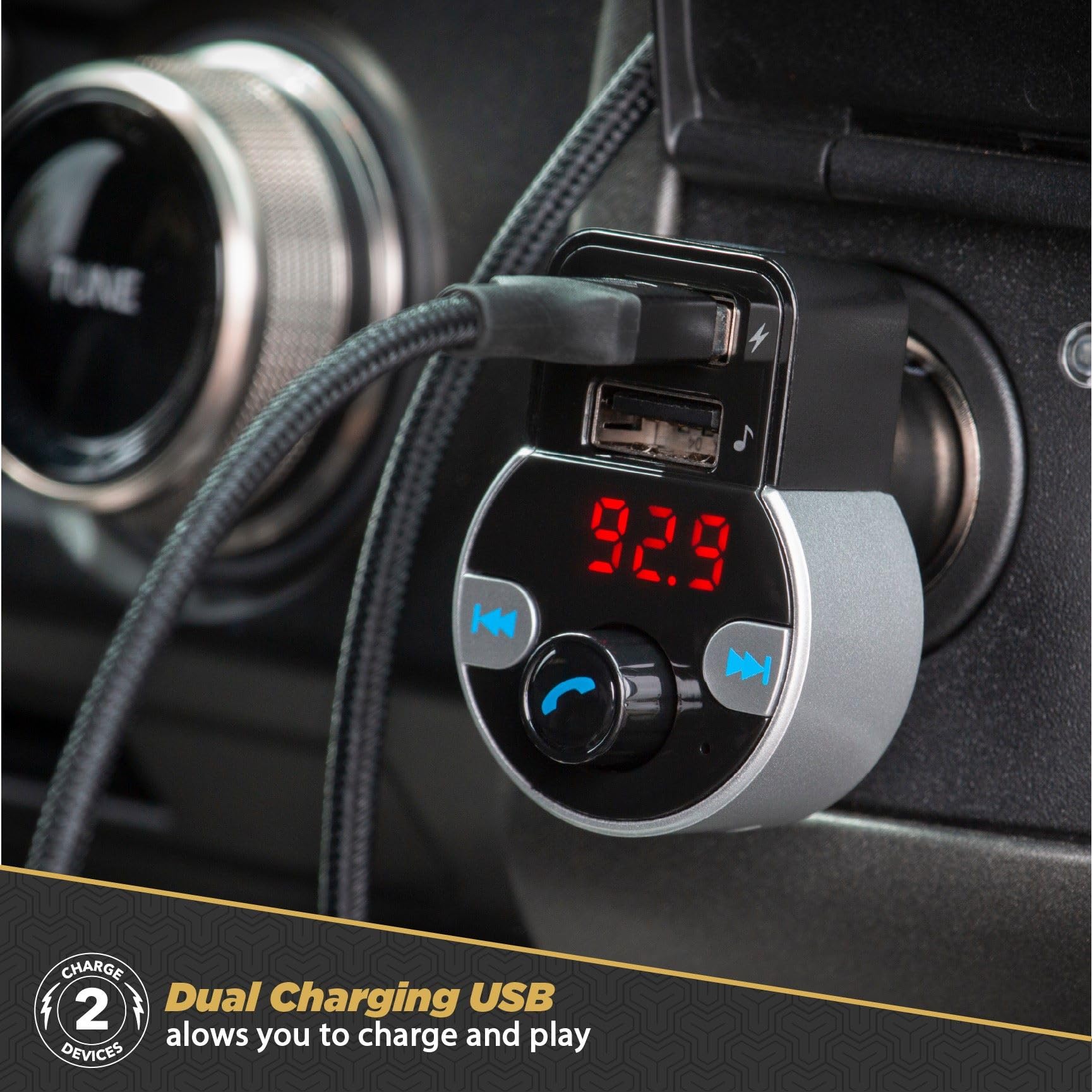 Foto 5 pulgar | Transmisor Fm Bluetooth 5.0 Scosche Sbtfm4-xces0 Con Cargador - Venta Internacional.