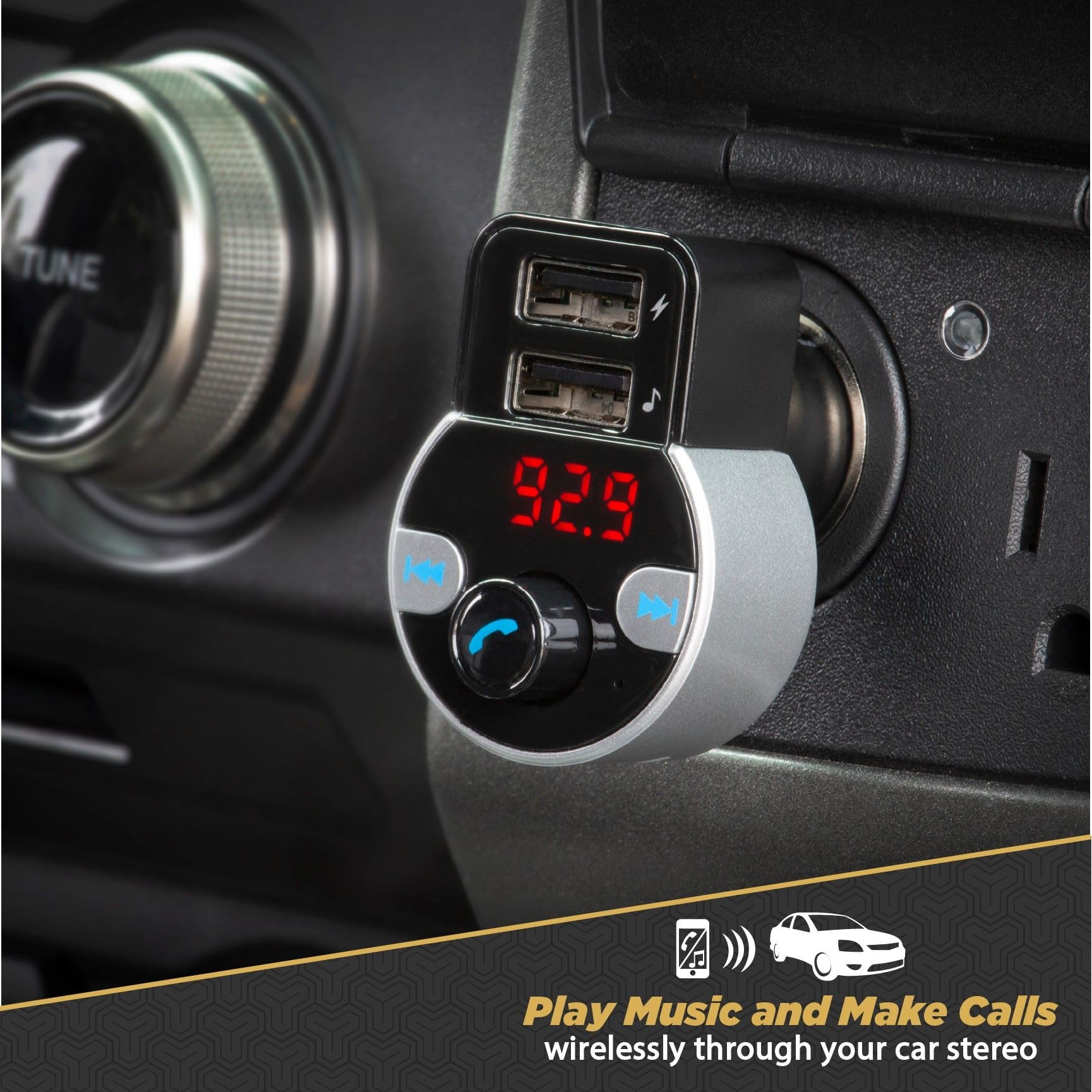 Foto 6 pulgar | Transmisor Fm Bluetooth 5.0 Scosche Sbtfm4-xces0 Con Cargador - Venta Internacional.