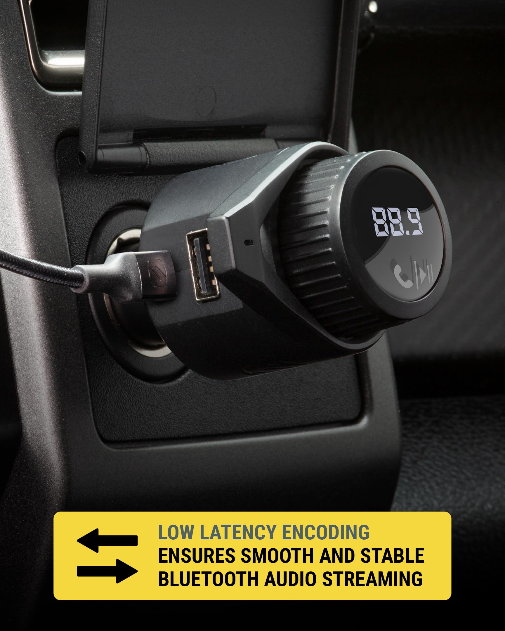 Foto 6 pulgar | Transmisor Fm Bluetooth Para Coche Scosche Btfm9 Con 2 Puertos Usb - Venta Internacional.