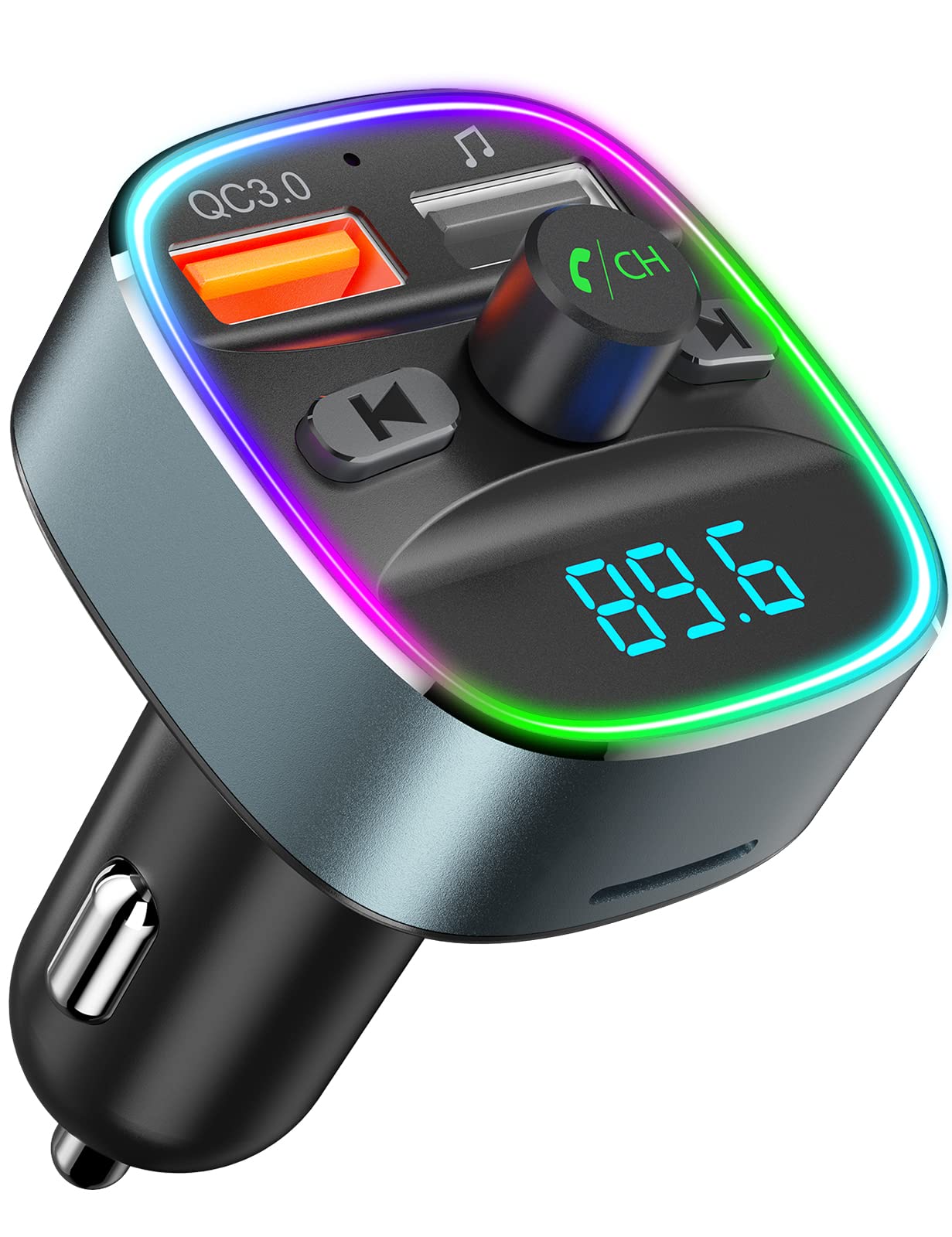 Transmisor Fm Bluetooth Nulaxy Nx10, Adaptador De Coche Con Cargador - Venta Internacional.