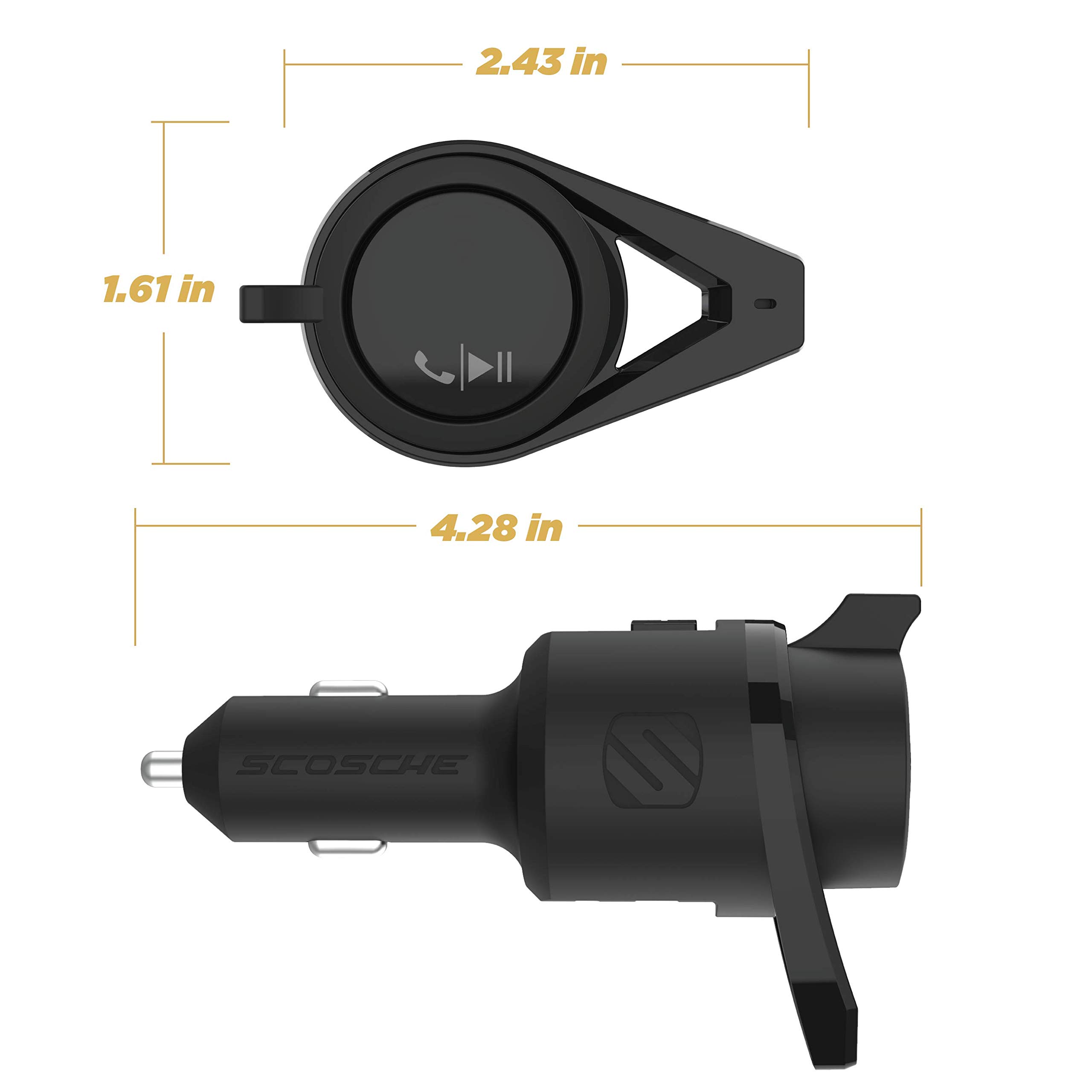 Foto 5 pulgar | Kit Manos Libres Bluetooth Para Coche Scosche Btfmpd3sr-sp1 - Venta Internacional.