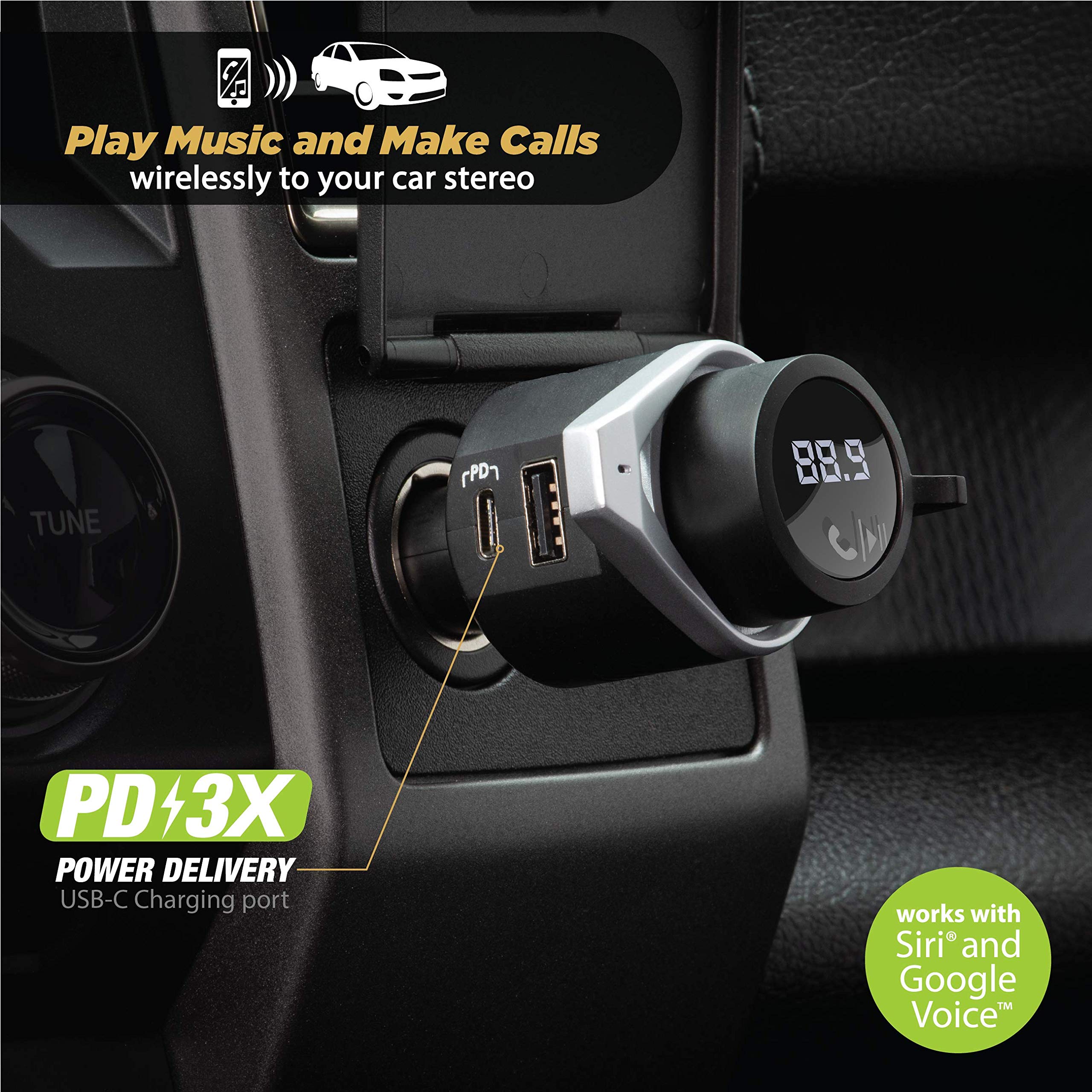 Foto 6 pulgar | Kit Manos Libres Bluetooth Para Coche Scosche Btfmpd3sr-sp1 - Venta Internacional.