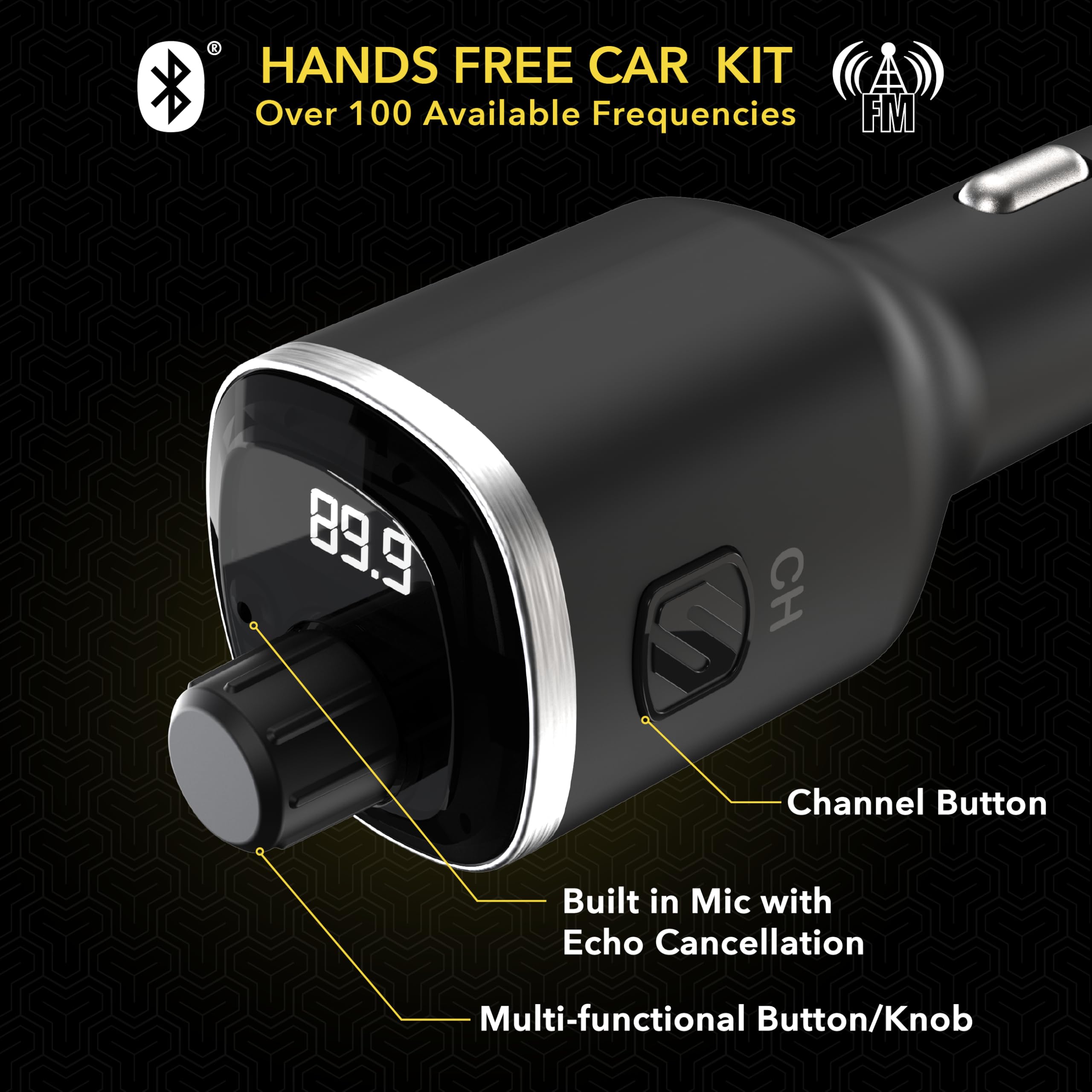 Foto 4 pulgar | Transmisor Fm Bluetooth Scosche Btfm8 Con Cargador Usb-c/a - Venta Internacional.