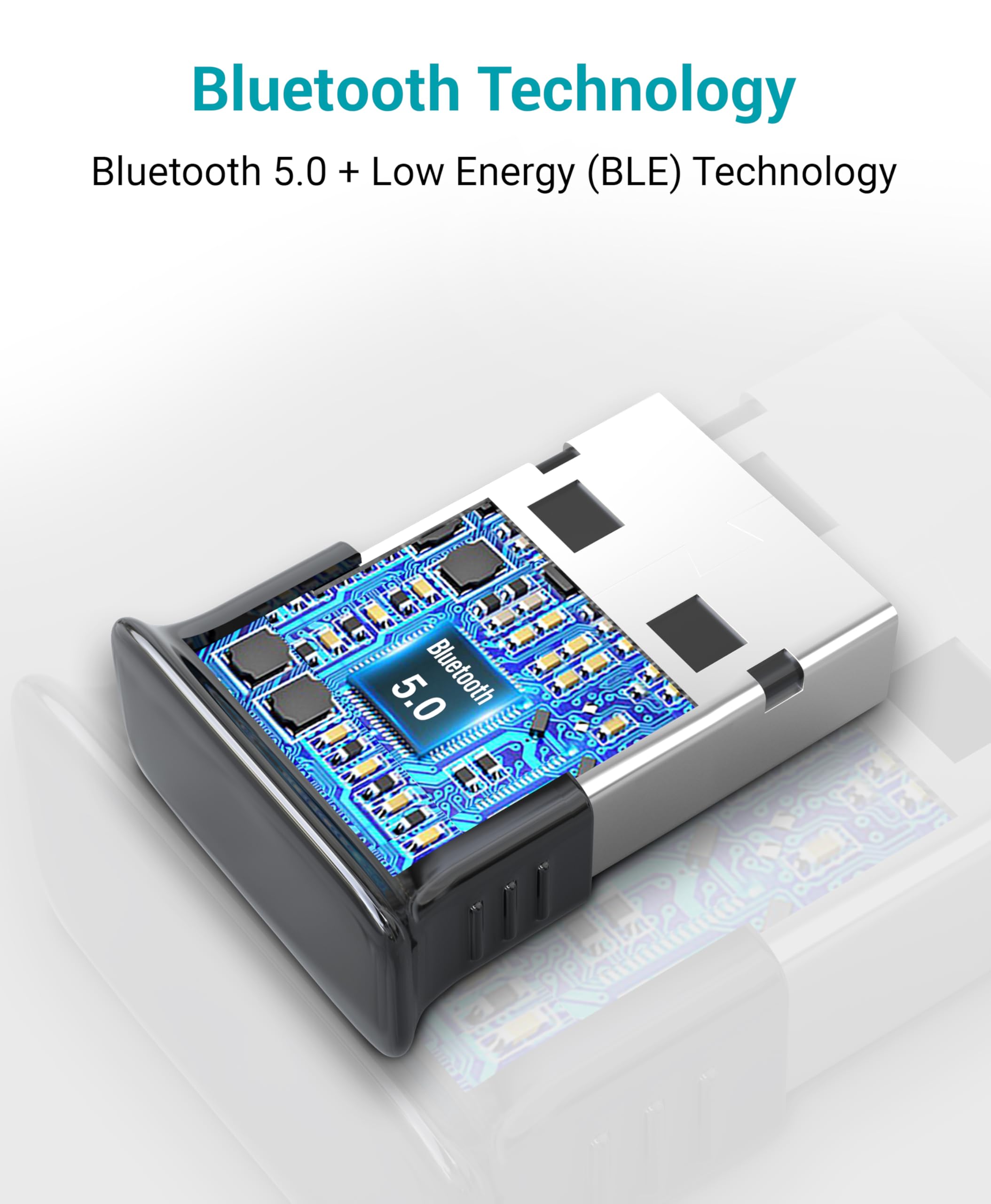 Foto 7 pulgar | Adaptador Usb Bluetooth Kinivo Bt5.0 Para Pc Windows 11/10/8.1 - Venta Internacional.