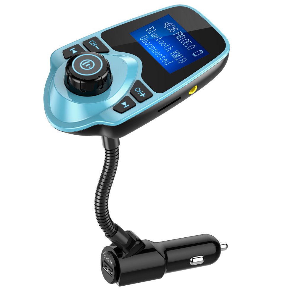 Transmisor Fm Bluetooth Para Coche Nulaxy Km18 Con Pantalla De 1 44 Pulgadas - Venta Internacional.