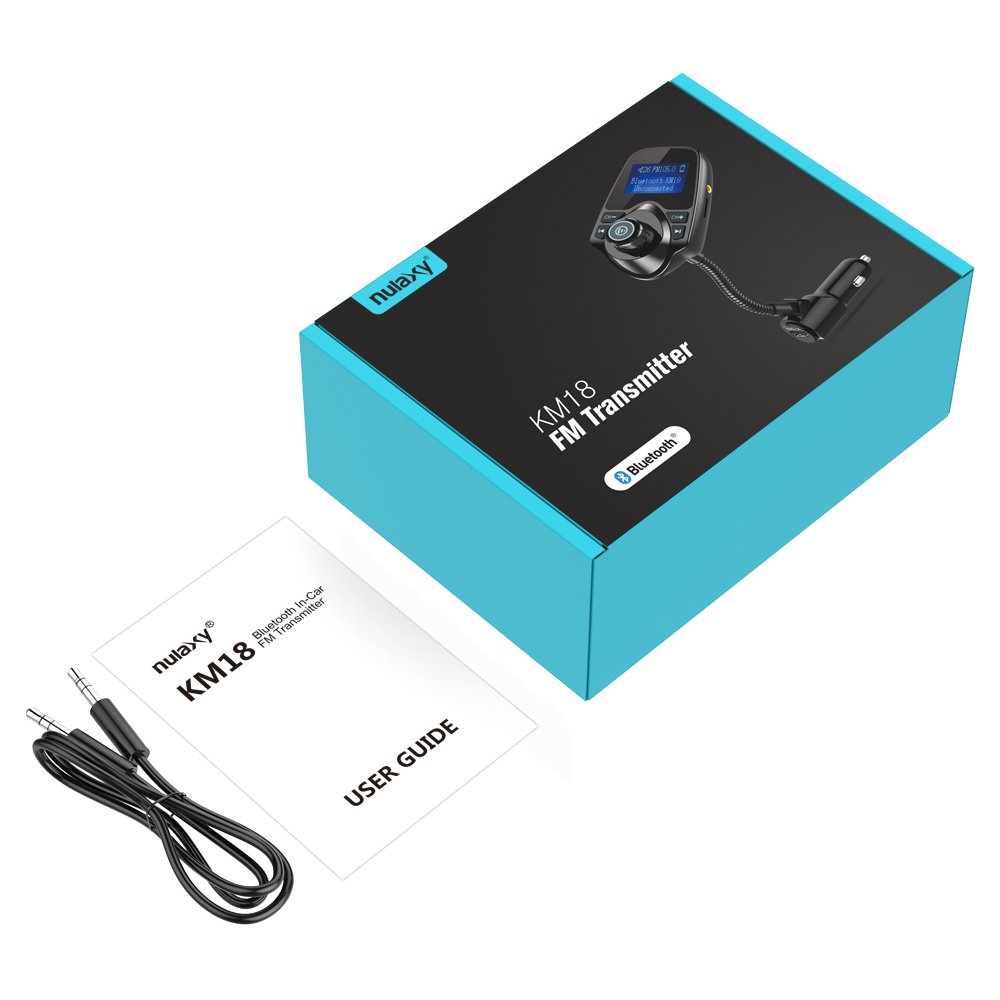 Foto 8 pulgar | Transmisor Fm Bluetooth Para Coche Nulaxy Km18 Con Pantalla De 1 44 Pulgadas - Venta Internacional.