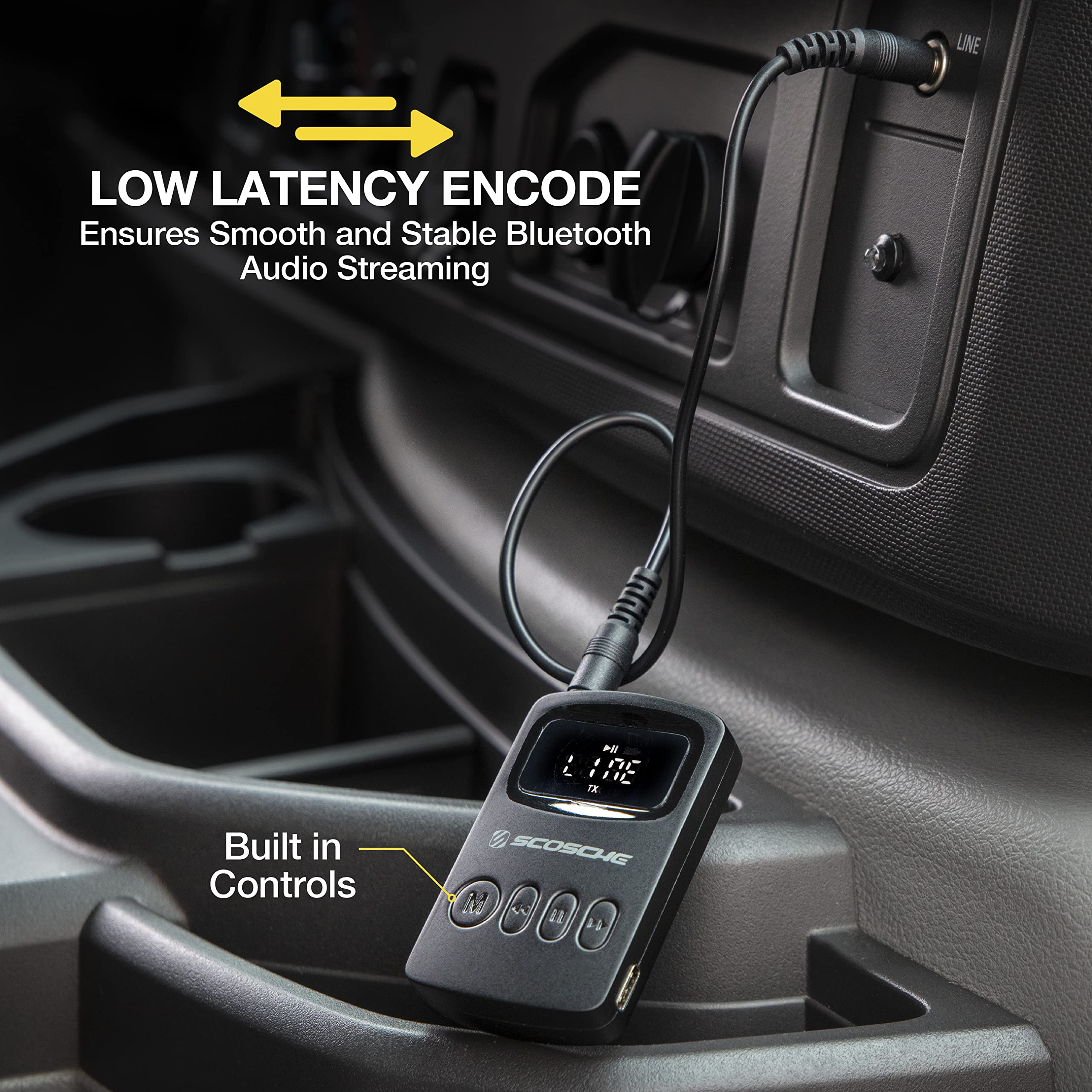 Foto 2 | Adaptador De Audio Inalámbrico Scosche Bttrfm-rp Con Radio Fm Y Bt - Venta Internacional.
