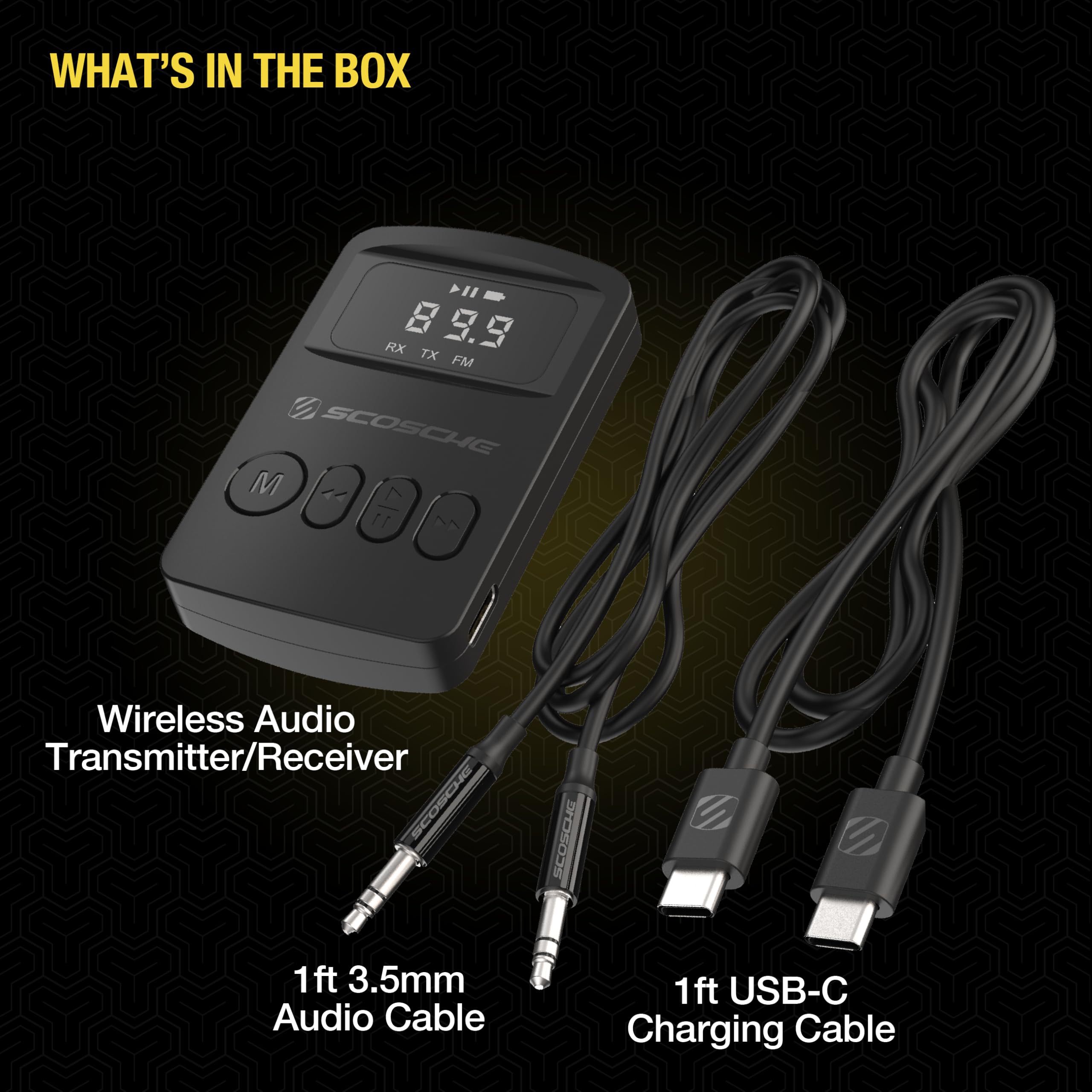 Foto 6 pulgar | Adaptador De Audio Inalámbrico Scosche Bttrfm-rp Con Radio Fm Y Bt - Venta Internacional.