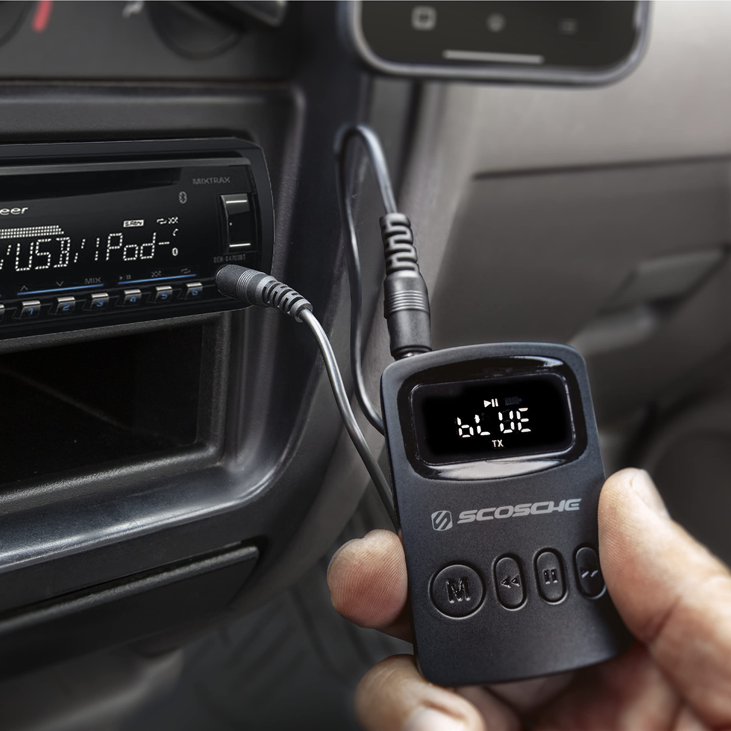 Foto 7 | Adaptador De Audio Inalámbrico Scosche Bttrfm-rp Con Radio Fm Y Bt - Venta Internacional.