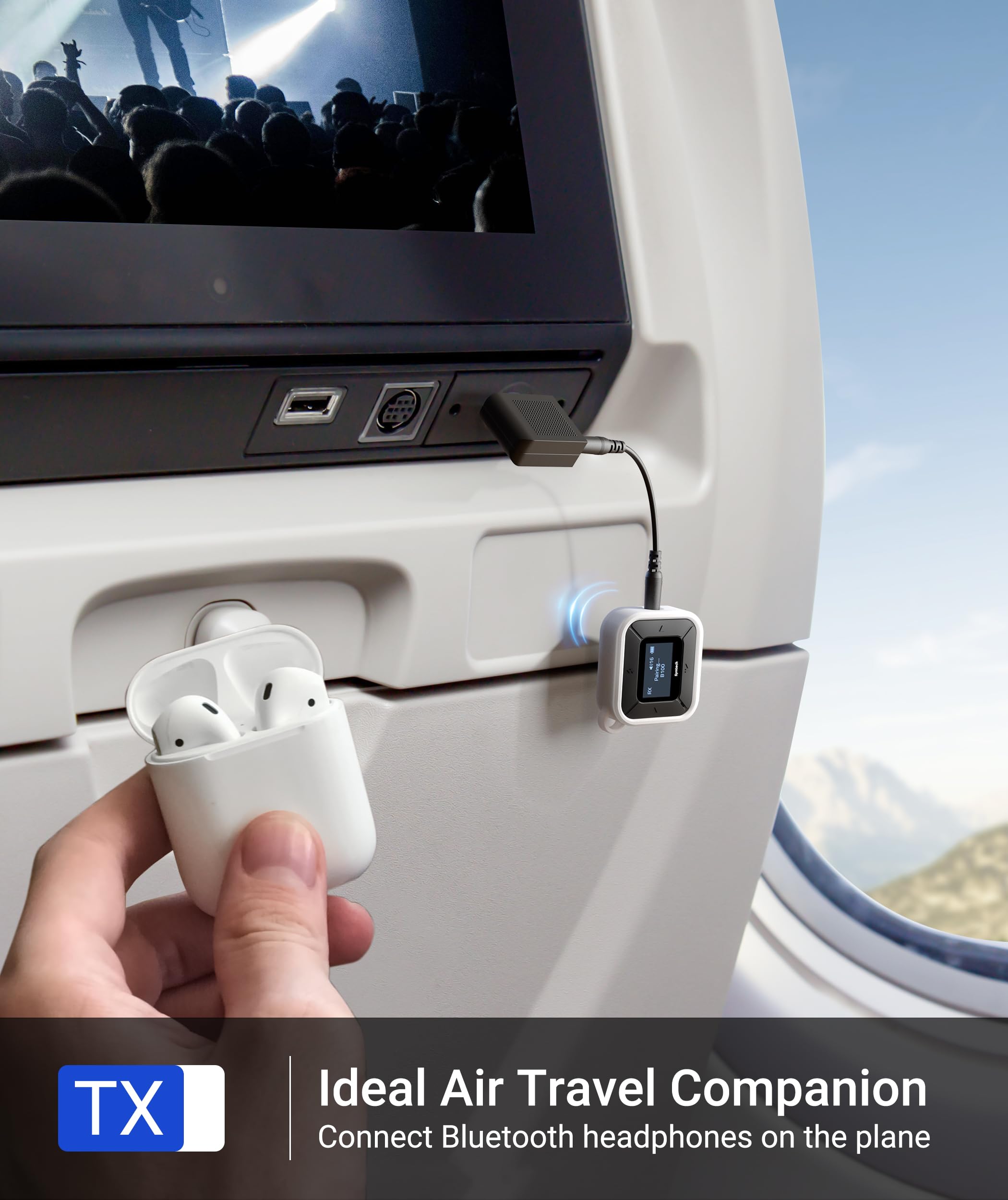 Foto 3 pulgar | Transmisor-receptor Bluetooth Syntech Airplane Para Airpods - Venta Internacional.