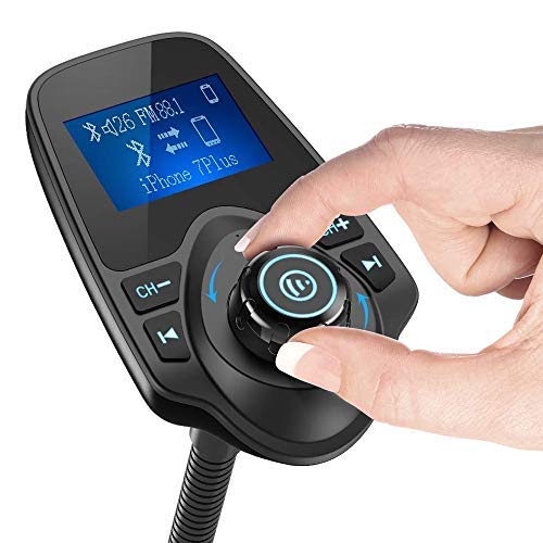 Foto 3 pulgar | Transmisor Fm Bluetooth Para Coche Nulaxy Km18 Con Pantalla De 1 44 Pulgadas - Venta Internacional.