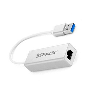 Foto 2 | Convertidor USB V3.0 a RJ45 BRobotix 263458 color Blanco