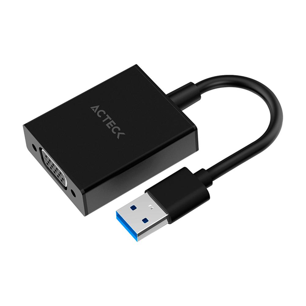 Foto 2 | Adaptador Convertidor Acteck Shift Plus Av410 Usb A Vga Ac-937108 Color Negro