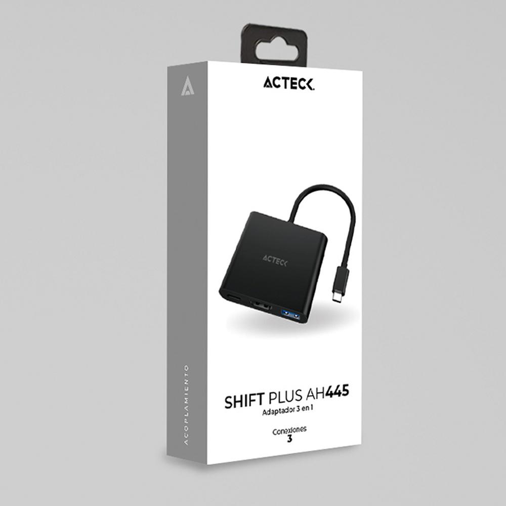 Foto 5 pulgar | Adaptador Convertidor Acteck Shift Plus Ah445 Usb-c A Hdmi 4k Ac-937092 Color Negro