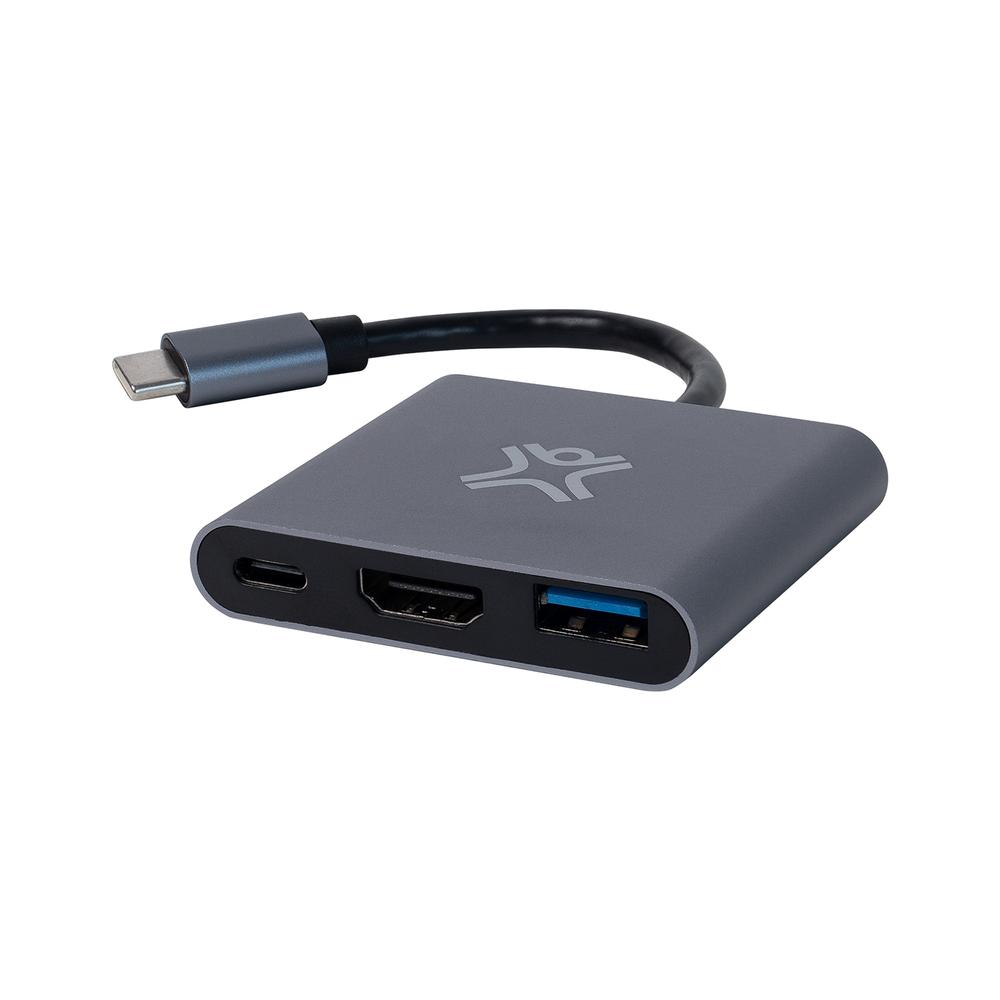 Foto 1 | Adapatador De Usb C De 3 Puertos Y 1 Puerto Hdmi De 100w Xtrememac