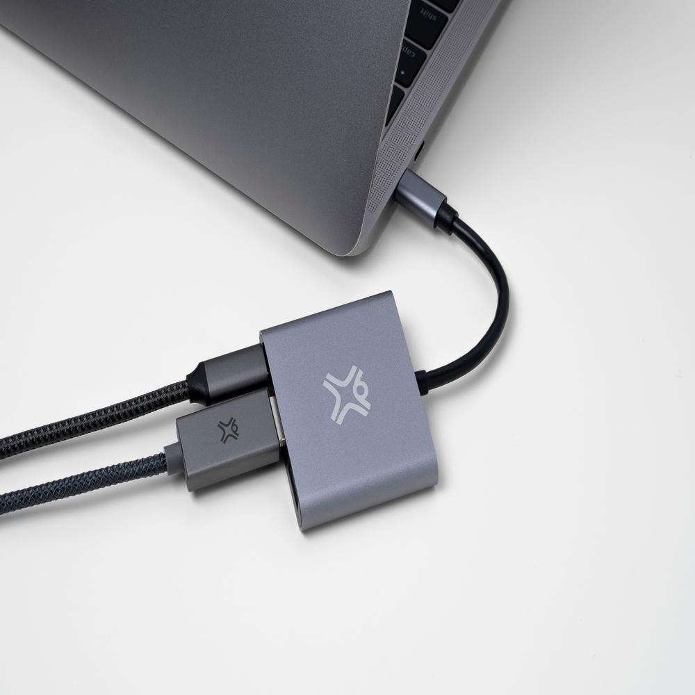 Foto 6 | Adapatador De Usb C De 3 Puertos Y 1 Puerto Hdmi De 100w Xtrememac