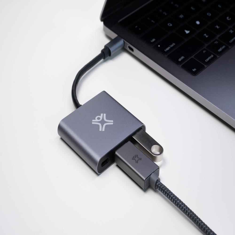Foto 7 | Adapatador De Usb C De 3 Puertos Y 1 Puerto Hdmi De 100w Xtrememac