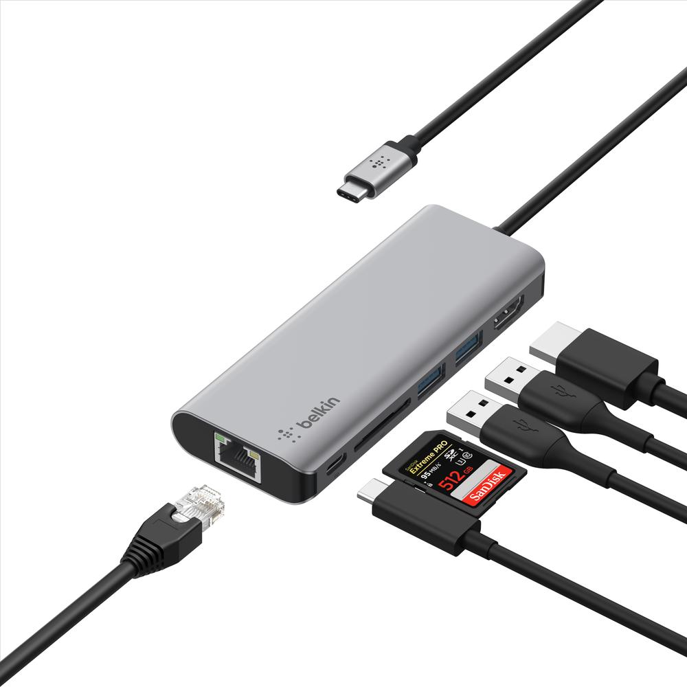 Foto 4 pulgar | Adaptador Multipuerto Usb C 6 En 1
